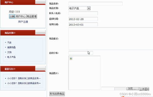 基于web的二手商品拍賣網(wǎng)站